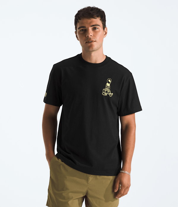 Mens Alien Relaxed ShortSleeve TeeGraphic TNF BACK
