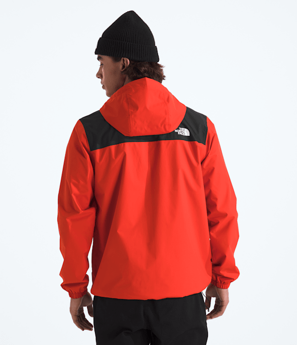 Mens Antora Jacket TNF Lava RedTNF Black BACK