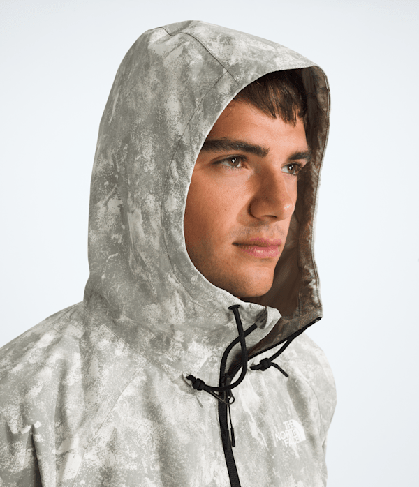 Mens Antora Rain HoodiePrint TNF MODELHOOD2