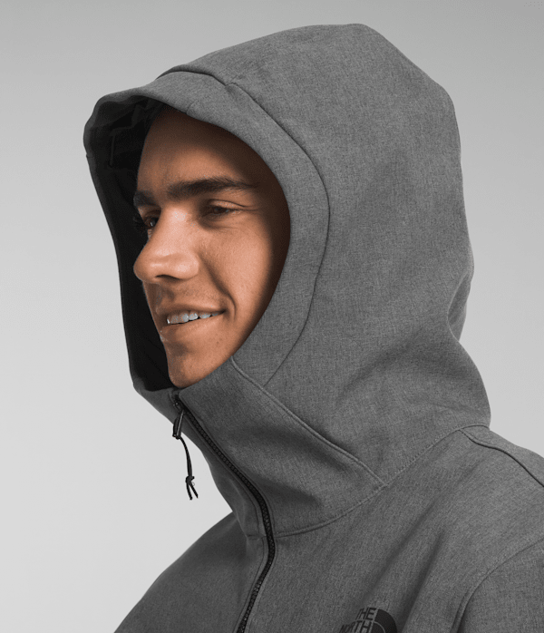 Mens Apex Bionic 3 Hoodie TNF TNF Dark Grey Heather MODELHOOD2