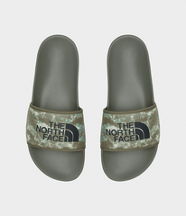 Mens Base Camp Slides III TNF Military Olive Stippled Camo PrintTNF Black DETAILINSTEP