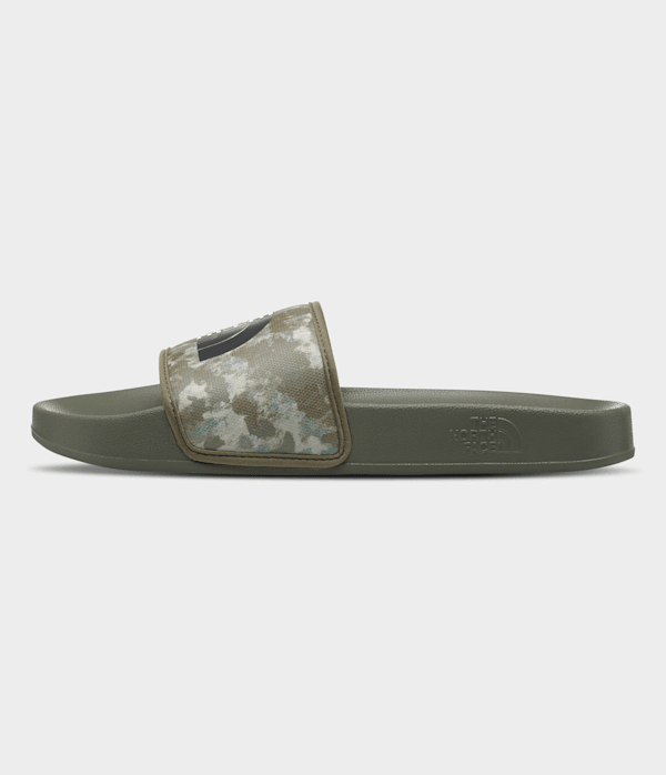 Mens Base Camp Slides III TNF Military Olive Stippled Camo PrintTNF Black HERO