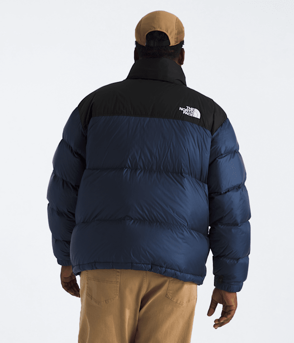 Mens Big 1996 Retro Nuptse Jacket TNF Summit NavyTNF BlackRecycled Down BACK