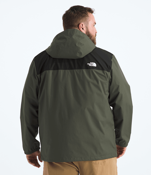 Mens Big Antora Jacket TNF New Taupe GreenTNF Black BACK