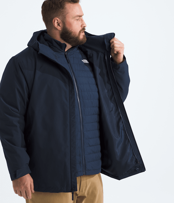 Mens Big Carto Mono Triclimate Hooded Jacket TNF ALT1