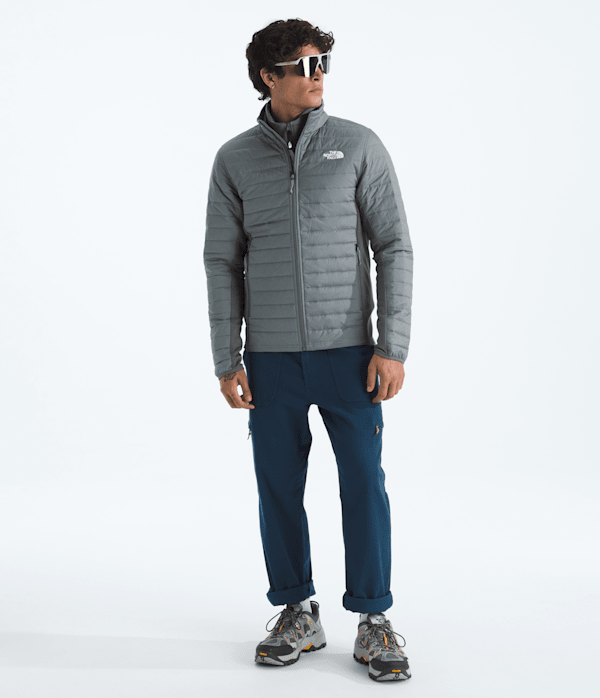 Mens Canyonlands Hybrid Jacket TNF TNF Medium Grey Heather HERO2