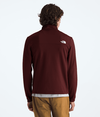 Mens Cedar Trail Grid Fleece FullZip Jacket TNF Sumac BACK