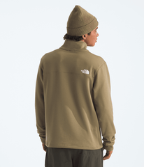 Mens Cedar Trail Grid Fleece Zip TNF Cedar BACK