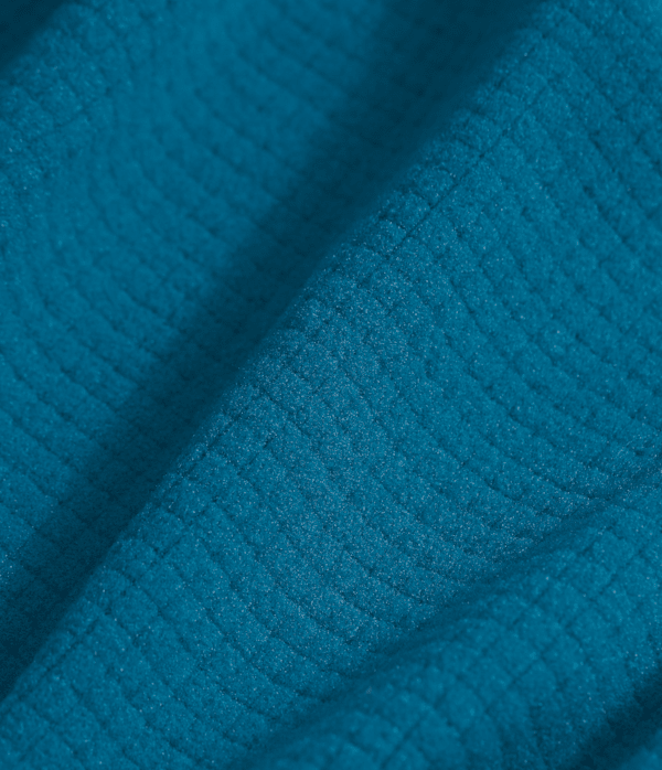 Mens Cedar Trail Grid Fleece Zip TNF Dusk Blue DETAIL3