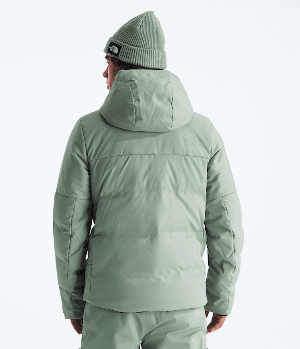 Mens Cirque Down Jacket TNF Slate Moss BACK