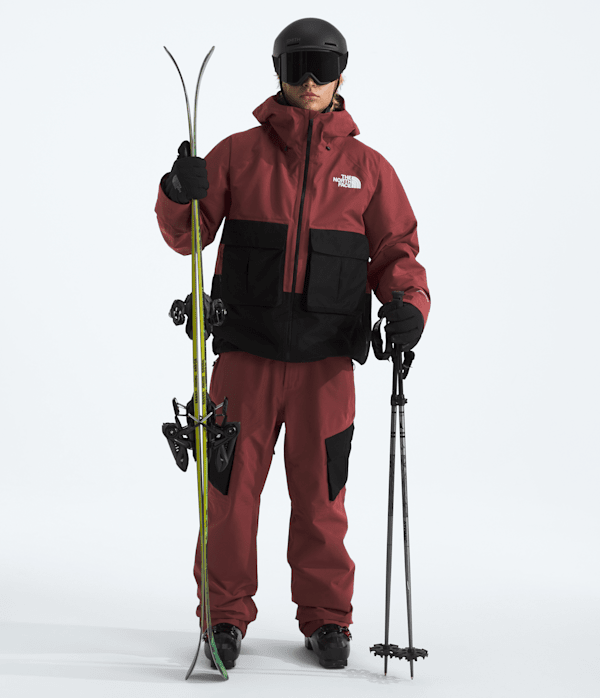 Mens Dragline Bibs TNF SumacTNF Black HERO2