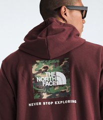 Mens Evolution Box Camo Fill HoodieGraphic TNF Sumac HERO2
