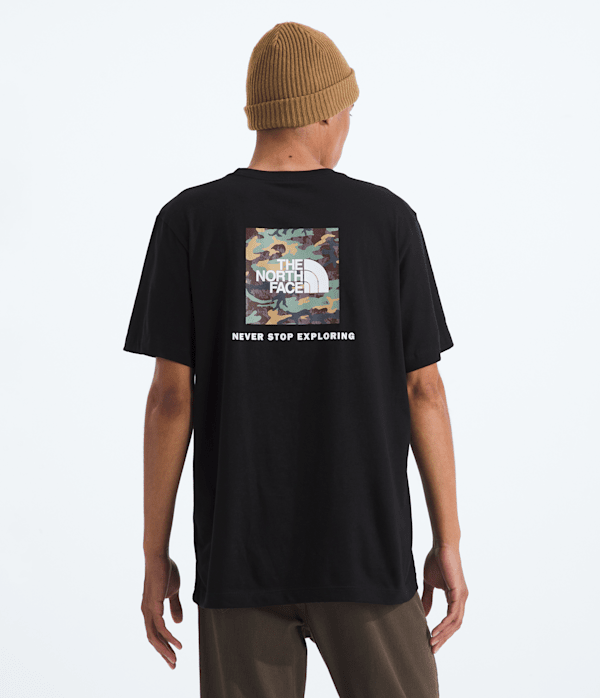 Mens Evolution Box Camo Fill ShortSleeve TeeGraphic TNF Main