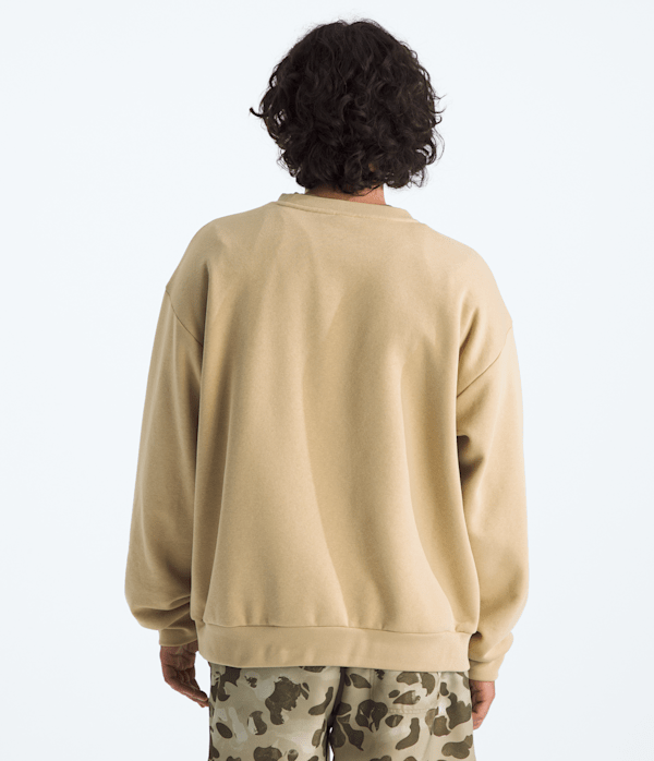 Mens Evolution Simple Dome Oversize Crew TNF BACK