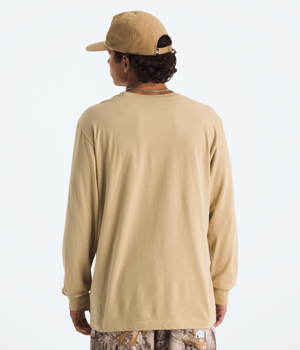 Mens Evolution Simple Dome Regular LongSleeve Tee TNF BACK