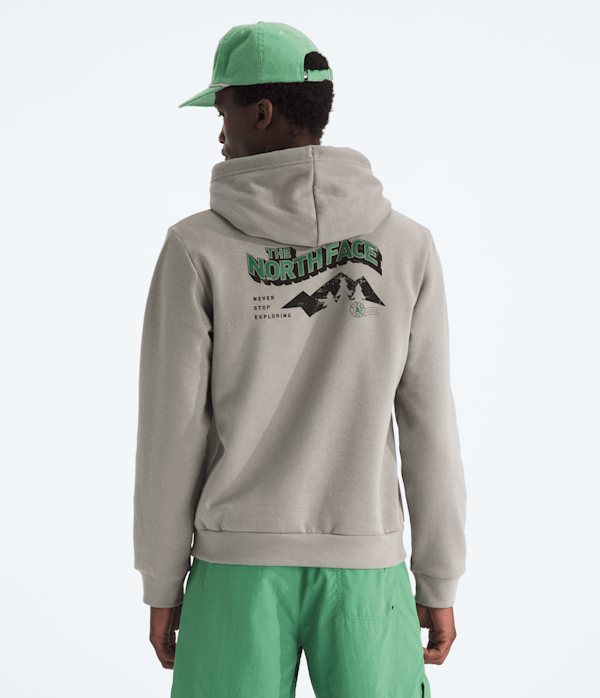 Mens Explore Postcard Regular Hoodie TNF Main
