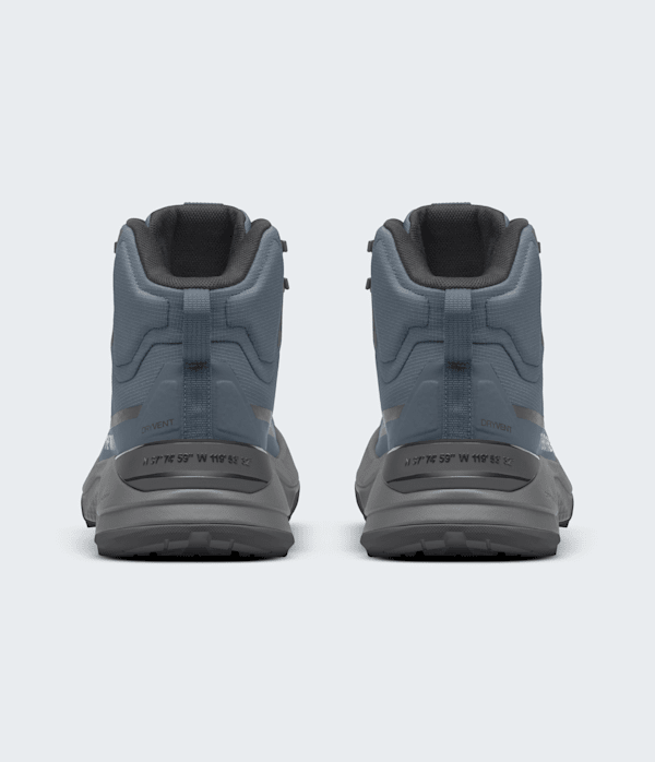 Mens Fastpack Mid Waterproof Boots TNF Granite GreyAnthracite Grey BACK