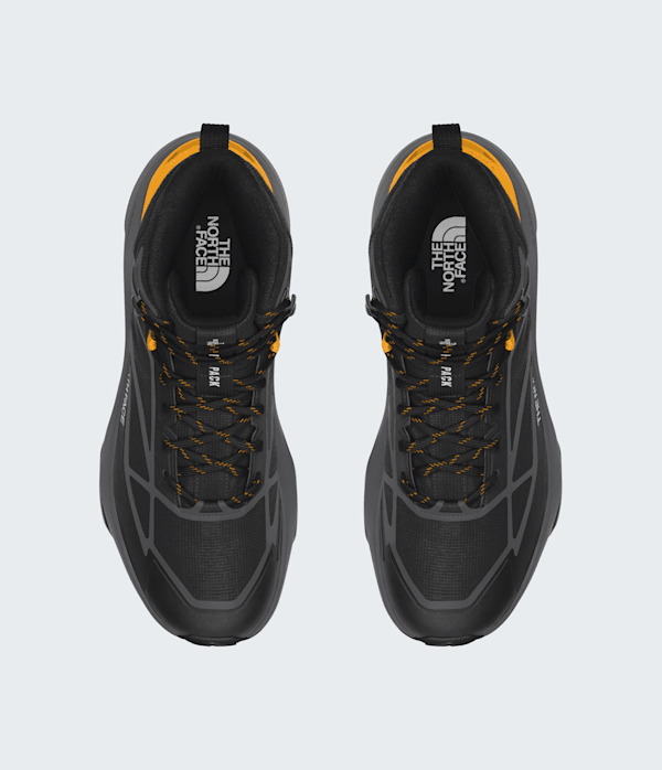 Mens Fastpack Mid Waterproof Boots TNF TNF BlackSummit Gold DETAILINSTEP