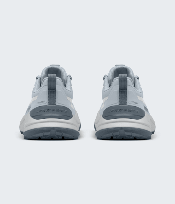 Mens Fastpack Waterproof Shoes TNF Frost GreyGlacier Gray BACK