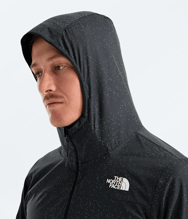 Mens Fontanales Wind Jacket Reflective TNF MODELHOOD2