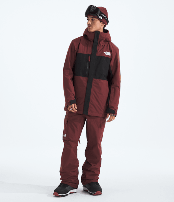 Mens Freedom Bibs TNF Sumac HERO2