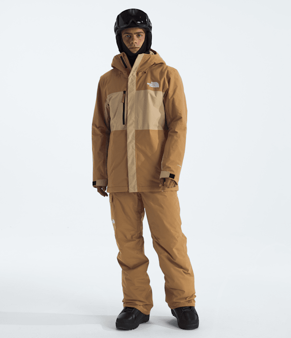 Mens Freedom Insulated Jacket TNF Utility BrownKhaki Stone HERO2