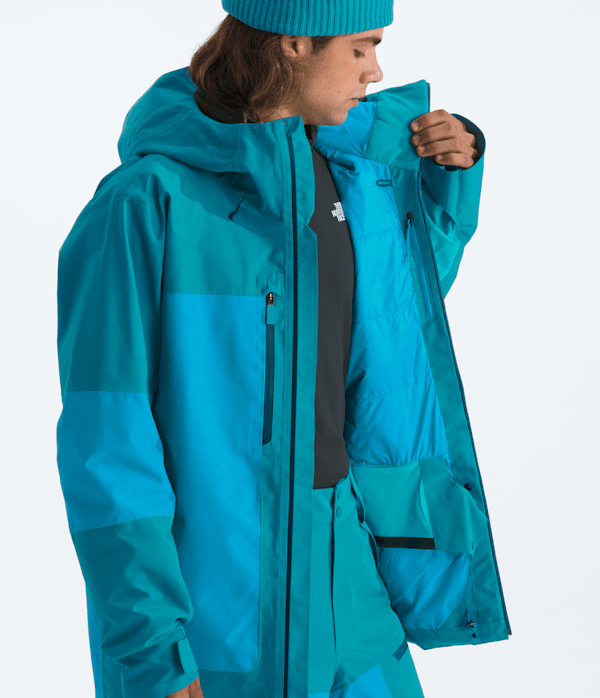 Mens GORETEX Dawnstrike Insulated Jacket TNF Dusk BlueMeridian Blue MODELINT