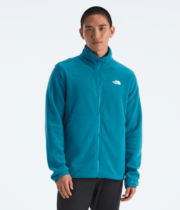 Mens Glacier Fleece Jacket TNF Dusk Blue Main