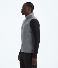 Mens Glacier Fleece Vest TNF TNF Mid Grey Heather MODEL34