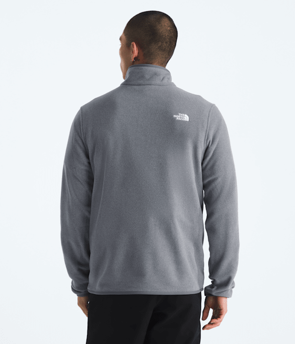Mens Glacier Fleece Zip Jacket TNF BACK