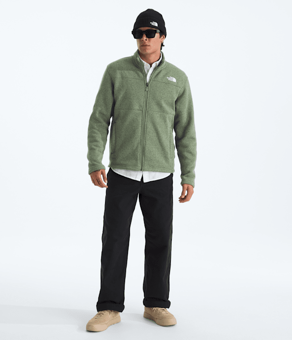 Mens Gordon Lyons FullZip Jacket TNF Bark Mist Heather HERO2
