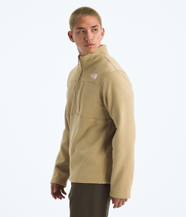Mens Gordon Lyons Zip TNF Khaki Stone Heather MODEL34