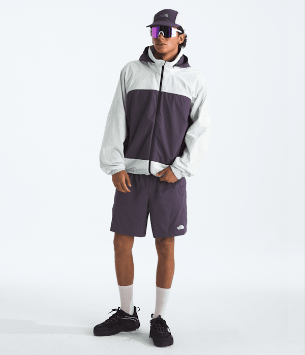 Mens HKe Utility Wind Jacket TNF Endless DuskPearl Stone HERO2