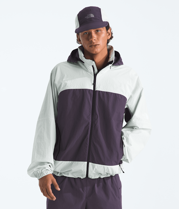 Mens HKe Utility Wind Jacket TNF Endless DuskPearl Stone Main