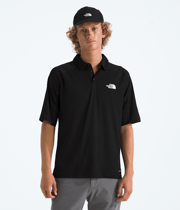 Mens LIGHTRANGE Packable ShortSleeve Polo TNF Main