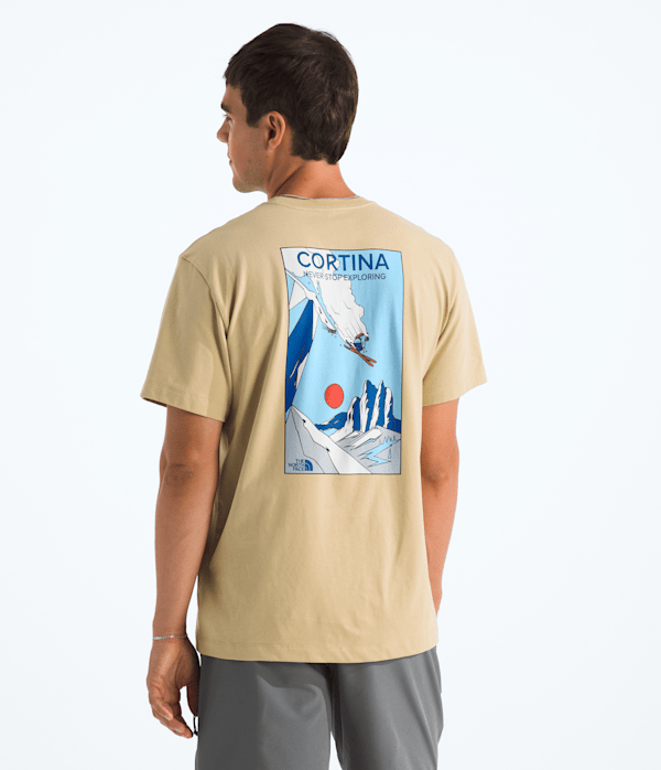 Mens Mountain Celebration Regular ShortSleeve TeeGraphic TNF Main