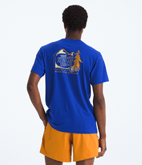 Mens Mountain Stamps Regular ShortSleeve Tee TNF Main