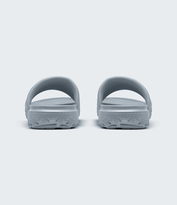 Mens Never Stop Cush Slides TNF Frost GreyFrost Grey BACK