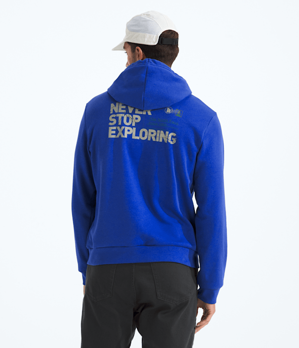 Mens Never Stop Postcard Regular Hoodie TNF Main