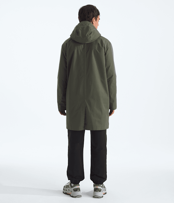 Mens Nukabira Rain Shell Parka TNF BACK