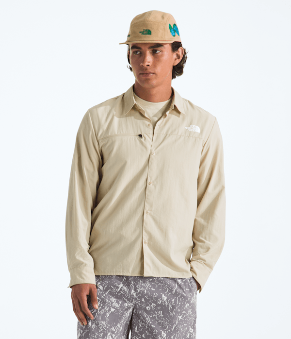 Mens Packable LongSleeve Shirt TNF Main