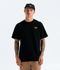 Mens Pitch A Tent Relaxed ShortSleeve Tee TNF BACK