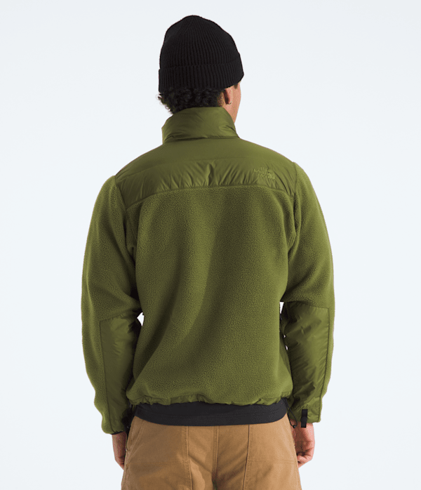 Mens RMST Denali Tek Hybrid Jacket TNF Woodland Green BACK