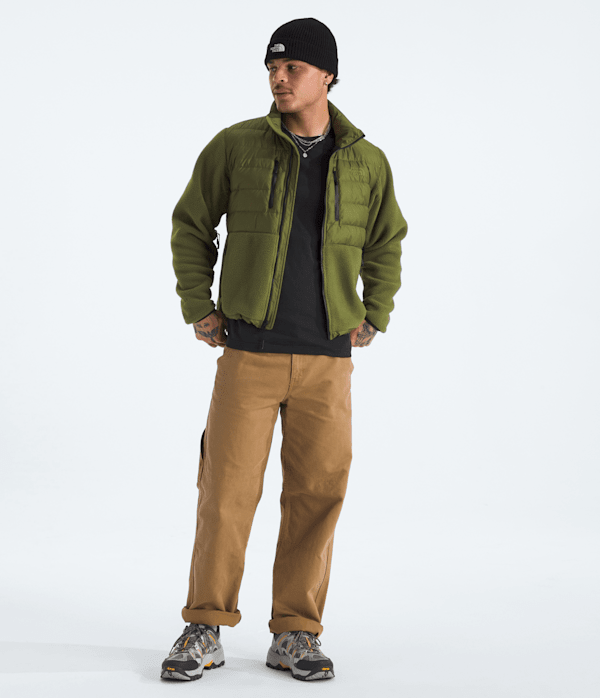 Mens RMST Denali Tek Hybrid Jacket TNF Woodland Green HERO2