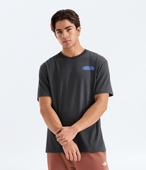 Mens Retro Trail Relaxed ShortSleeve TeeGraphic TNF BACK