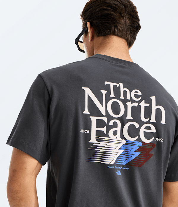 Mens Retro Trail Relaxed ShortSleeve TeeGraphic TNF HERO2