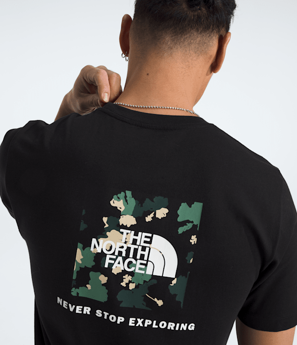 Mens ShortSleeve Core TNF Flower Box NSE Tee TNF HERO3