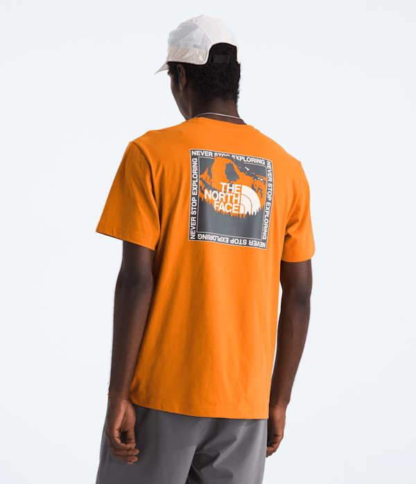 Mens Stay Exploring Regular ShortSleeve Tee TNF Main