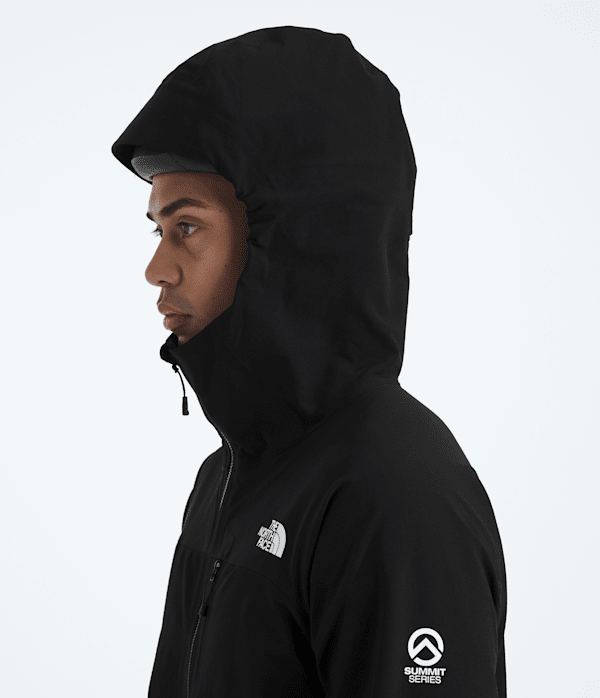 Mens Summit Series Chamlang Soft Shell Jacket TNF MODELHOOD2