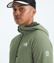 Mens Summit Series FUTUREFLEECE FullZip Hoodie TNF Bark Mist HERO3